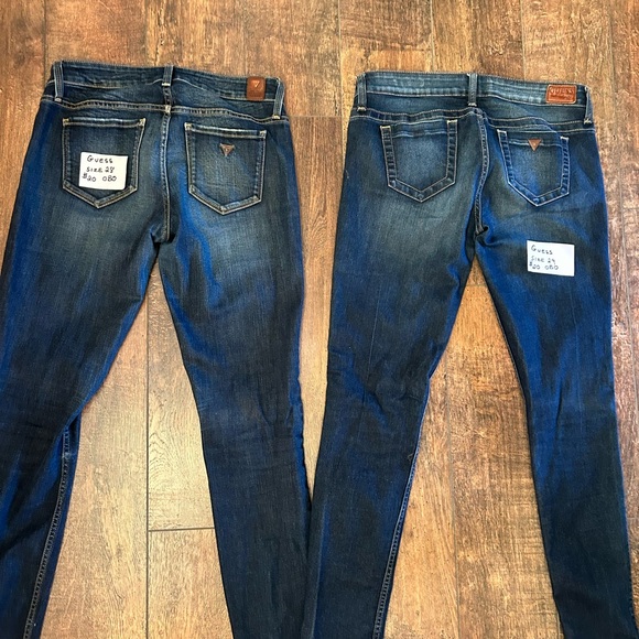 Guess Women's Dark Blue Skinny Jeans - Picture 2 of 2